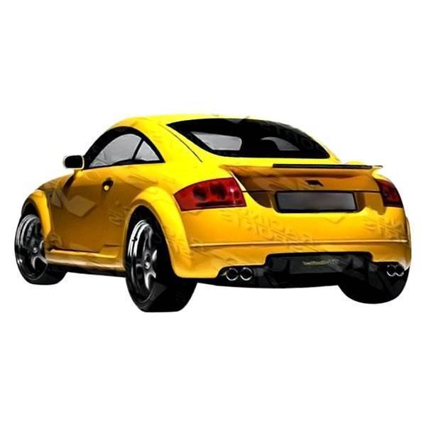 2000-2006 Audi TT 2 doors A Tech Style FRP Primer Rear Lip-1