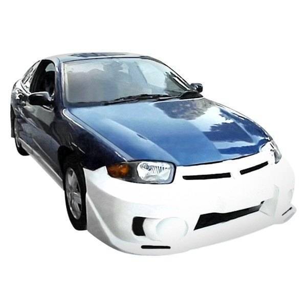 2000-2002 Chevrolet Cavalier 2 doors 4 doors EVO 5 Style FRP Primer Front Bumper-1