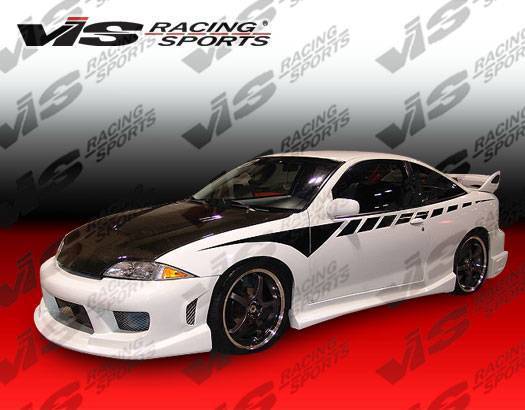 2000-2002 Chevrolet Cavalier 2 doors STRIKER Style FRP Primer Full Kit-1