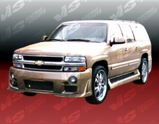 2000-2006 Chevrolet Suburban 4 doors OUTCAST Style FRP Primer Front Bumper-1