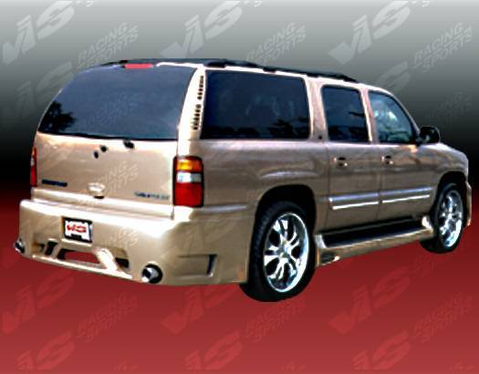 2000-2006 Chevrolet Suburban 4 doors OUTCAST Style FRP Primer Rear Bumper-1