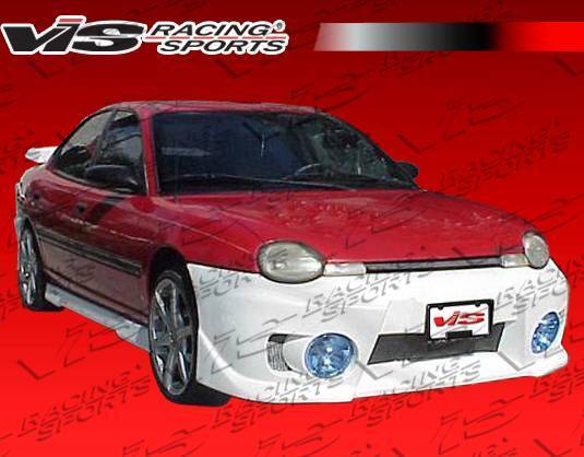 2000-2002 Dodge Neon 4 doors EVO 5 Style FRP Primer Rear Bumper-2