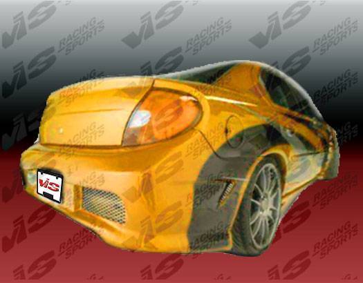 2000-2002 Dodge Neon 4 doors KOMBAT Style FRP Primer Rear Bumper-2