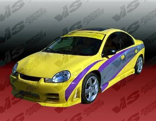 2000-2005 Dodge Neon 4 doors OCTANE Style FRP Primer Side Skirts-1
