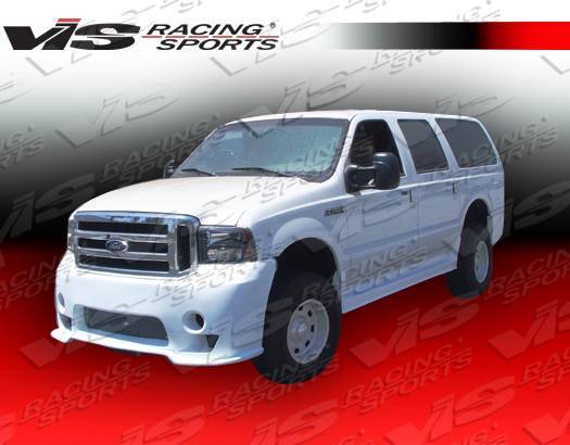2000-2006 Ford Excursion 4 doors OUTLAW Style FRP Primer Front Bumper-1