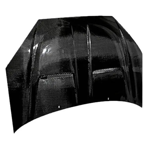 2000-2004 Ford Focus 2 doors 4 doors XTREME GT Style Carbon Fiber Black Hood-2