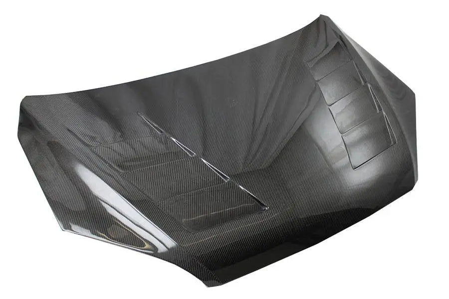 2000-2004 Ford Focus 2 doors 4 doors EVO Style Carbon Fiber Black Hood-1
