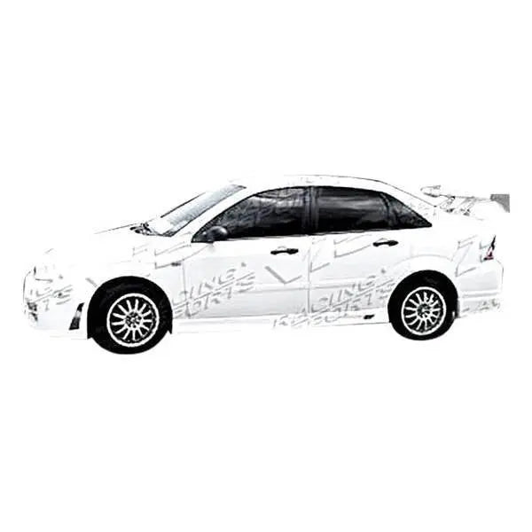 2000-2007 Ford Focus 2 doors 4 doors FRP Primer Side Skirts-1