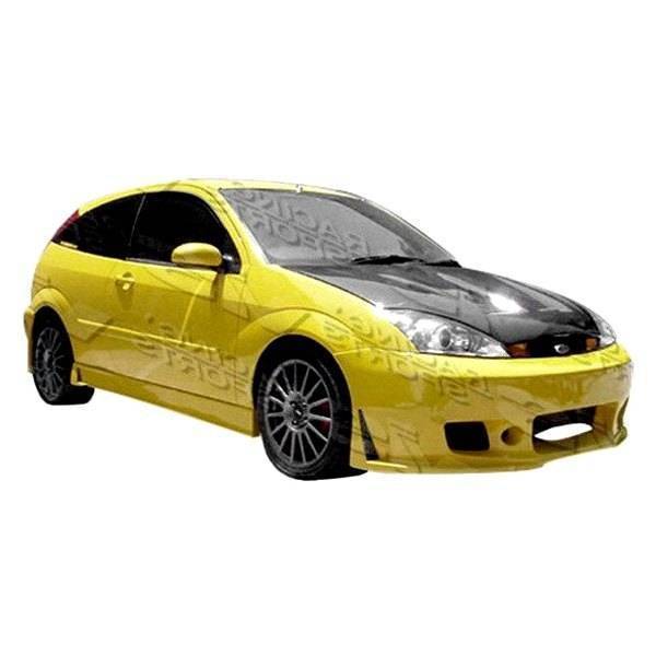 2000-2004 Ford Focus 2 doors 4 doors TSC 3 Style FRP Primer Front Bumper-1