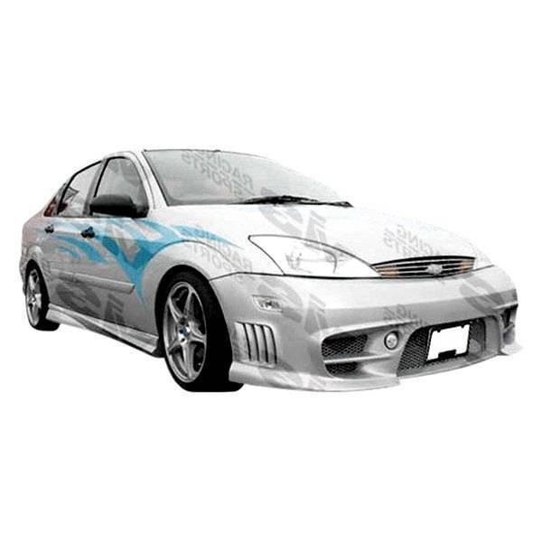 2000-2004 Ford Focus 2 doors 4 doors WIZDOM Style FRP Primer Front Bumper-1