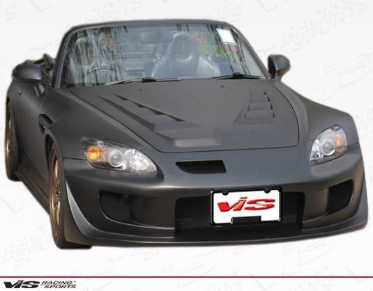 2000-2009 Honda S2000 2 doors TECHNO R Style FRP Primer Front Bumper-1