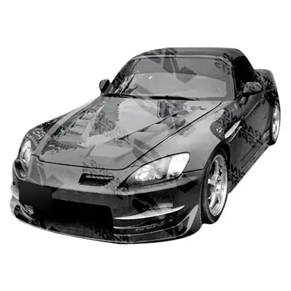2000-2009 Honda S2000 2 doors TECHNO R Style FRP Primer Side Skirts-1