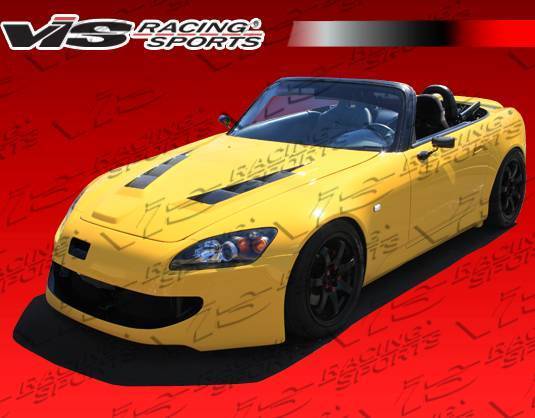 2000-2009 Honda S2000 2 doors TECHNO R 2 Style FRP Primer Front Bumper-3
