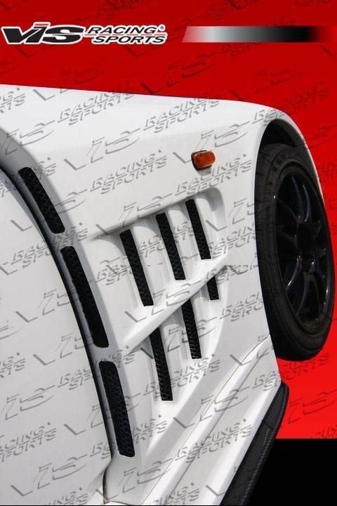 2000-2009 Honda S2000 2 doors Z Speed WB Style FRP Primer WideBody-5