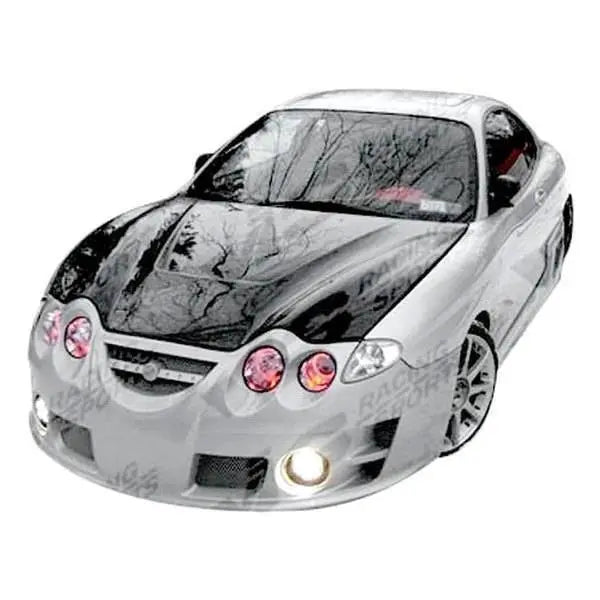 2000-2002 Hyundai Tiburon 2 doors RALLY Style FRP Primer Side Skirts-1