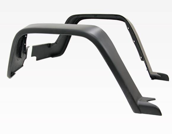 2000-2012 Mercedes G Class G55 4 doors EURO TECH Style FRP Primer Full Kit-5