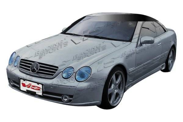 2000-2006 Mercedes CL Class W215 LASER F1 Style FRP Primer Front Bumper-1