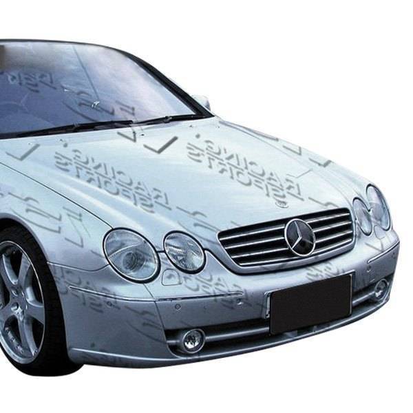2000-2006 Mercedes CL Class W215 LASER F1 Style FRP Primer Front Bumper-2