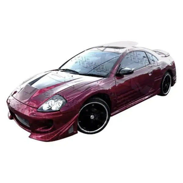 2000-2005 Mitsubishi Eclipse 2 doors BATTLE Z Style FRP Primer Side Skirts-1