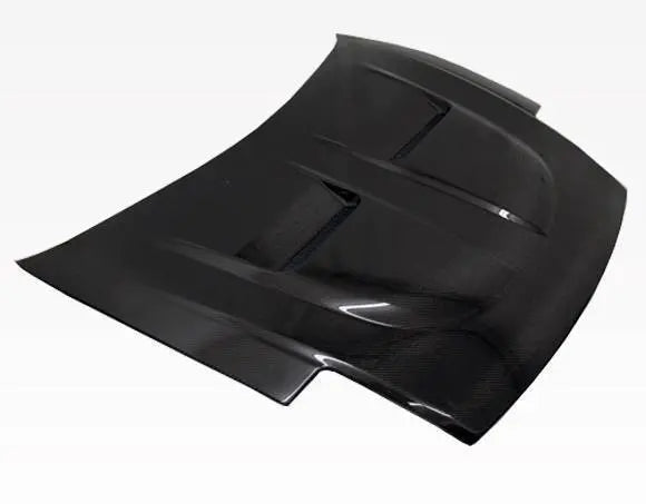 2000-2005 Mitsubishi Eclipse 2 doors XTREME GT Style Carbon Fiber Black Hood-1