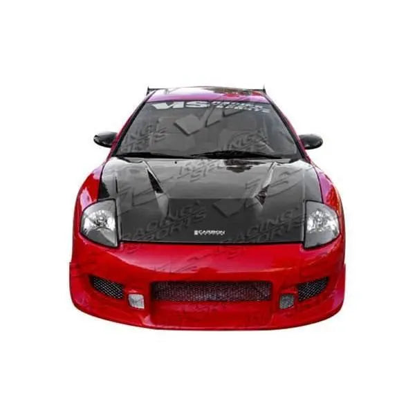 2000-2005 Mitsubishi Eclipse 2 doors INVADER Style Carbon Fiber Black Hood-1