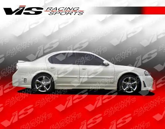 2000-2003 Nissan Maxima 4 doors EVO 5 Style FRP Primer Side Skirts-2