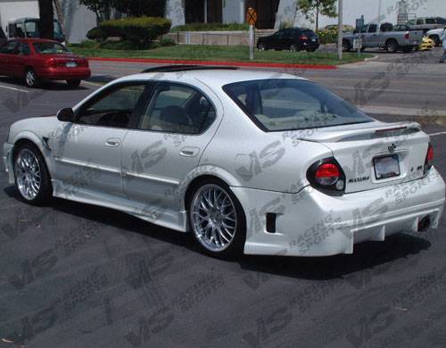 2000-2003 Nissan Maxima 4 doors KOMBAT Style FRP Primer Rear Bumper-1