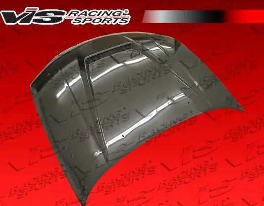 2000-2003 Nissan Maxima 4 doors INVADER Style Carbon Fiber Black Hood-3