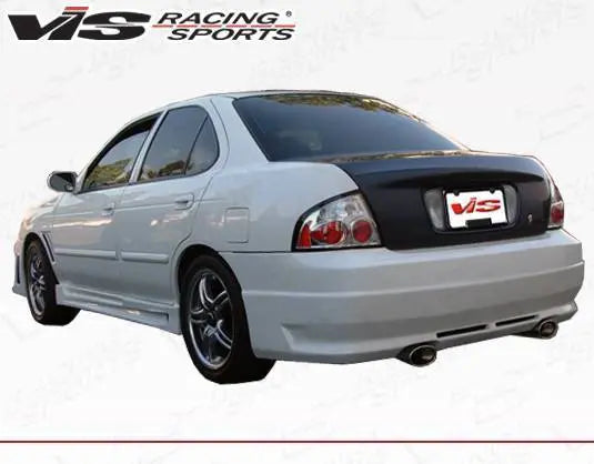 2000-2006 Nissan Sentra 4 doors OEM Style Carbon Fiber Black Trunk-4
