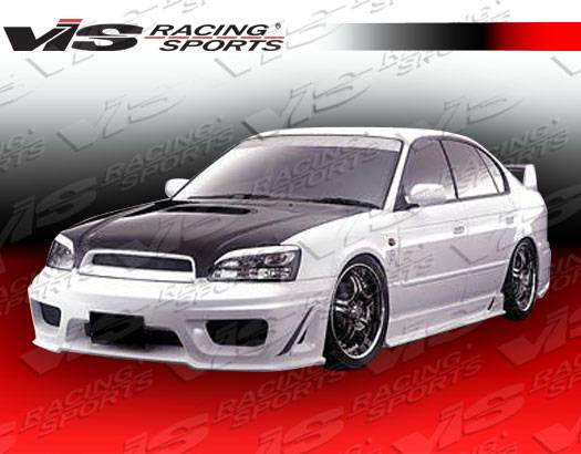 2000-2004 Subaru Legacy 4 doors STI Style FRP Primer Front Bumper-1