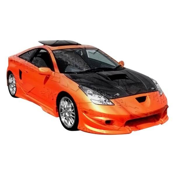 2000-2005 Toyota Celica 2 doors INVADER Style FRP Primer Full Kit-1