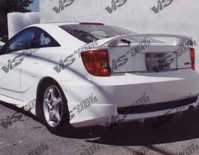 2000-2002 Toyota Celica 2 doors Techno R 1 Style FRP Primer Full Kit-3