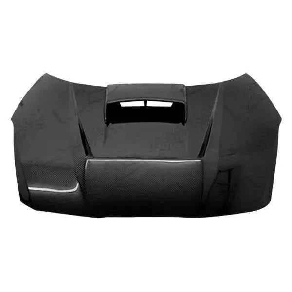 2000-2005 Toyota Celica 2 doors INVADER Style Carbon Fiber Black Hood-2