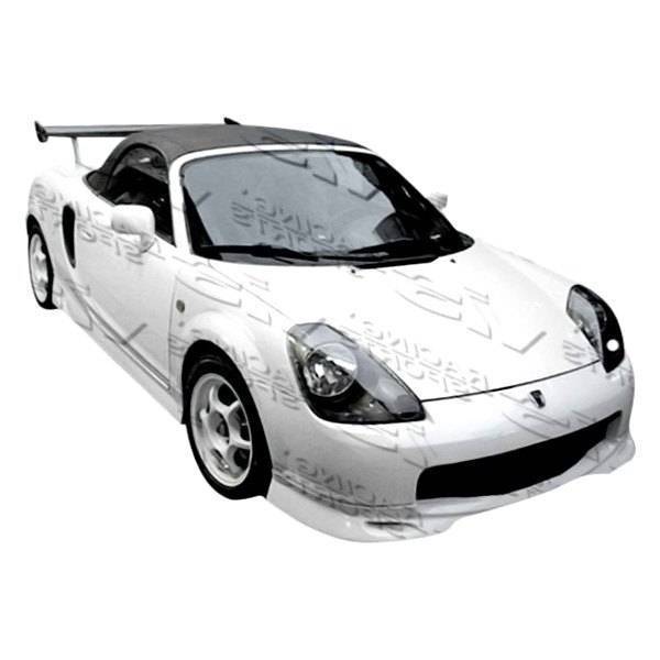 2000-2003 Toyota MRS 2 doors TECHNO R Style FRP Primer Front Lip-2
