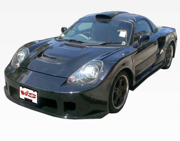 2000-2005 Toyota MRS 2 doors Techno R WB Style FRP Primer WideBody-1