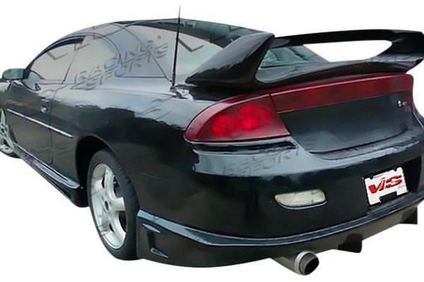 2001-2002 Dodge Stratus 2 doors INVADER Style FRP Primer Rear Bumper-1