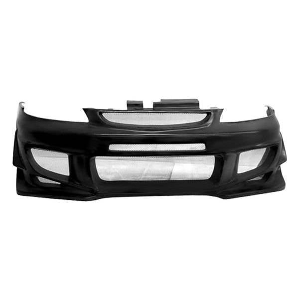 2001-2003 Honda Civic 2 doors 4 doors Ballistix 2 Style FRP Primer Front Bumper-1