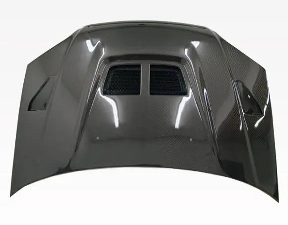 2001-2003 Honda Civic 2 doors 4 doors EVO Style Carbon Fiber Black Hood-2