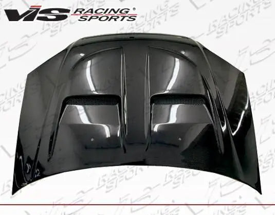 2001-2003 Honda Civic 2 doors 4 doors XTREME GT Style Carbon Fiber Black Hood-1