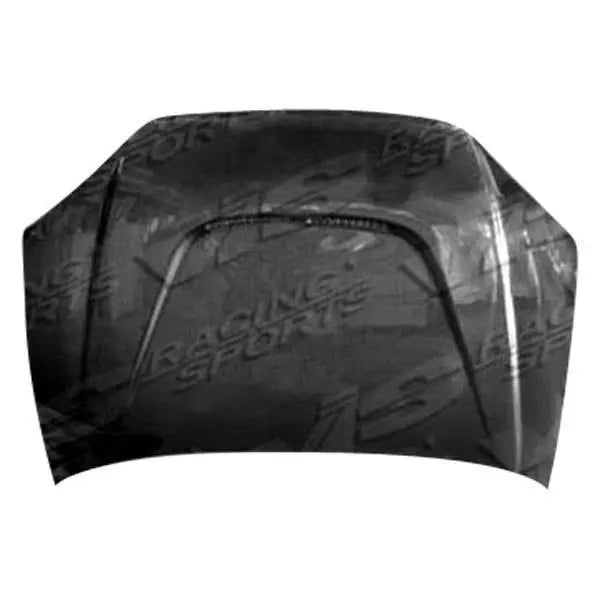 2001-2003 Honda Civic 2 doors 4 doors JS Style Carbon Fiber Black Hood-1