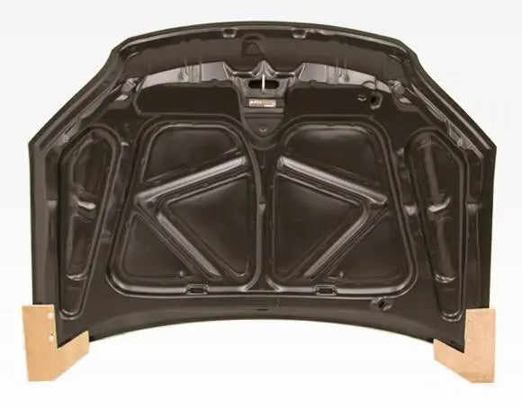 2001-2003 Honda Civic 2 doors 4 doors OEM Style Carbon Fiber Black Hood-4