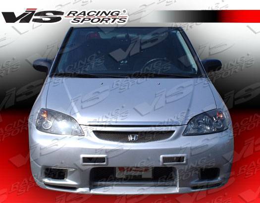 2001-2003 Honda Civic 2 doors 4 doors FRP Primer Front Bumper-1