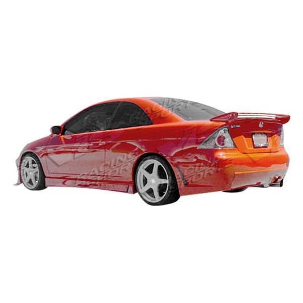 2001-2005 Honda Civic 2 doors TSC 3 Style FRP Primer Rear Bumper-1