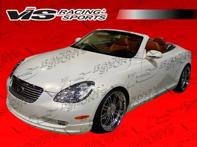 2002-2010 Lexus SC430 2 doors VIP Style FRP Primer Side Skirts-1