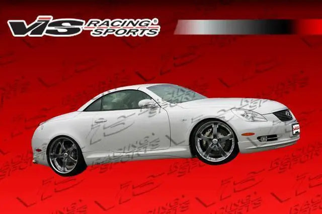2002-2010 Lexus SC430 2 doors VIP Style FRP Primer Side Skirts-3