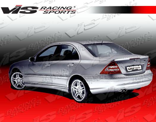 2001-2007 Mercedes C Class W203 4 doors EURO TECH Style FRP Primer Full Kit-2