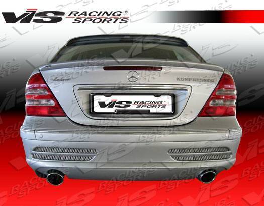 2001-2007 Mercedes C Class W203 4 doors LASER Style FRP Primer Spoiler-1