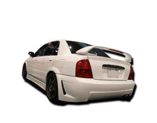2001-2003 Mazda Protege 4 doors TSC 3 Style FRP Primer Full Kit-2