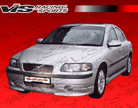 2001-2004 Volvo S60 4 doors EURO TECH Style FRP Primer Front Lip-1