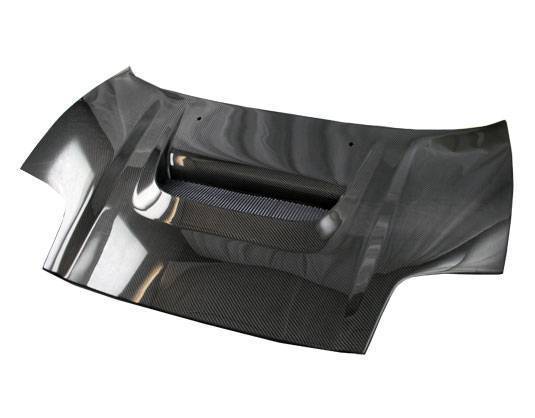 2002-2005 Acura NSX 2 doors Type R Style Carbon Fiber Black Hood-1